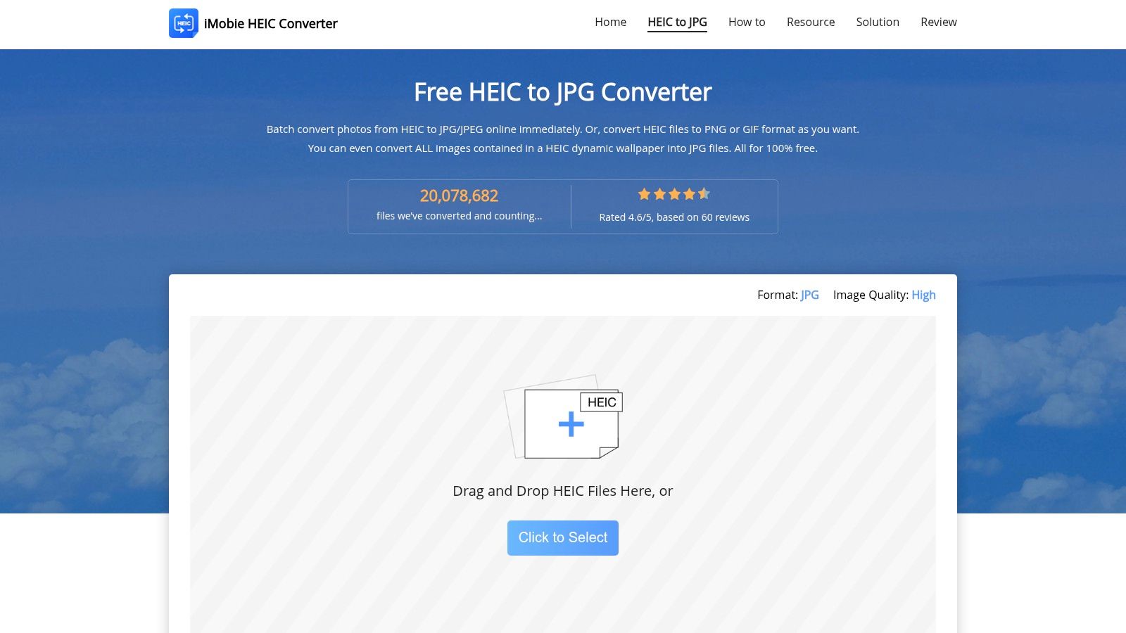 Screenshot from https://heic.imobie.com/heic-to-jpg/